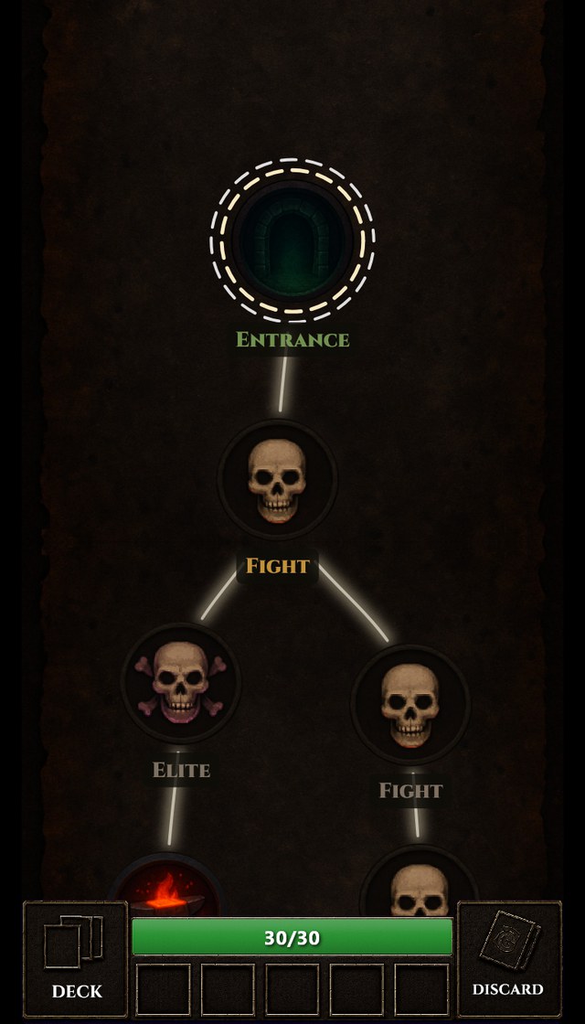 The branching run map
